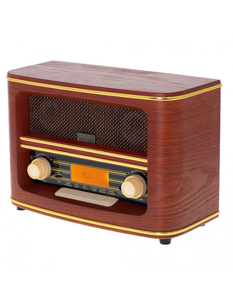 Adler Retro Radio AD 1187	 AUX in Wooden Alarm function