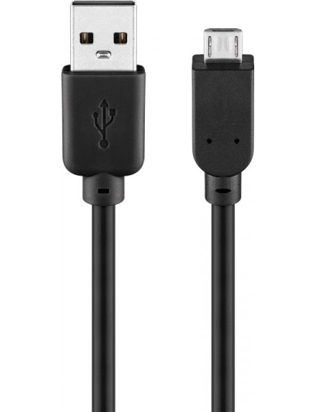 Goobay USB 2.0 Hi-Speed cabel 93918 1 m,  USB 2.0 micro male (type B),  USB 2.0 male (type A)