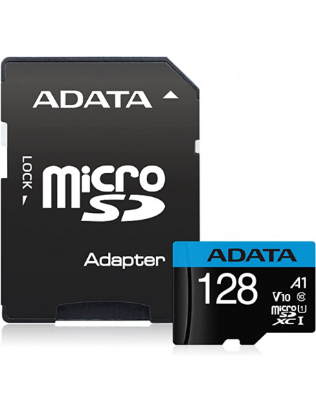 ADATA | microSDXC/SDHC UHS-I Memory Card | Premier | 128 GB | microSDHC/SDXC | Flash memory class 10