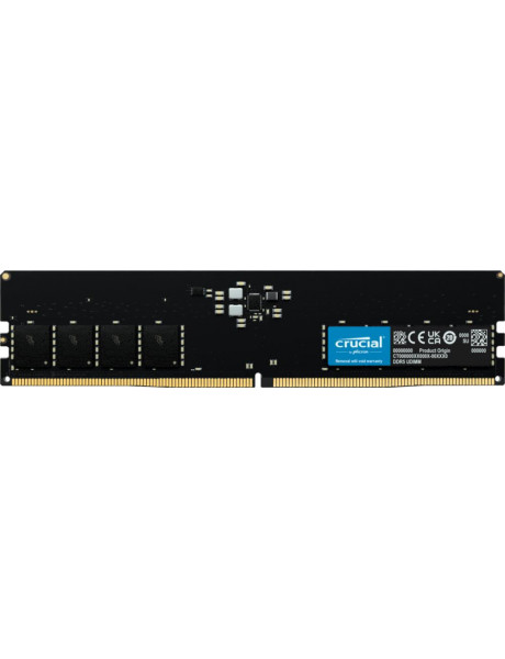CT16G48C40U5 Crucial 16GB DDR5-4800 UDIMM CL40 (16Gbit), EAN: 649528905628