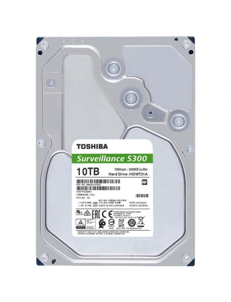 Toshiba Surveillance Hard Drive S300 Pro 7200 RPM 10000 GB 256 MB