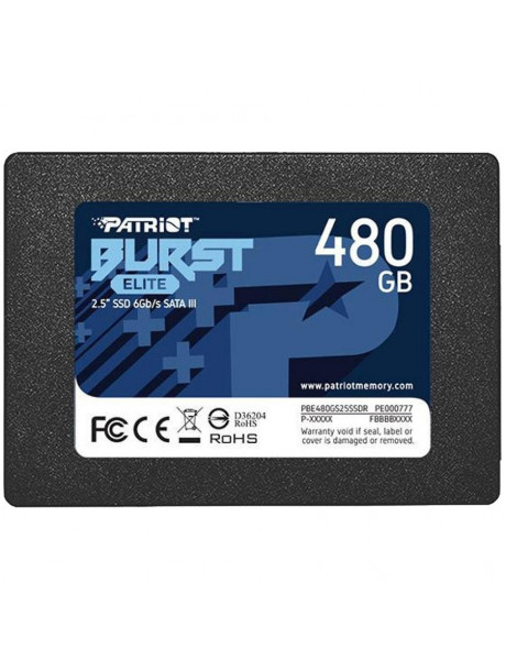 PBE480GS25SSDR Patriot  SSD BURST ELITE 480GB SATA3 2,5''  , EAN: 814914027752