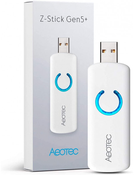 Aeotec Z-Stick - USB Adapter with Battery Gen5+, Z-Wave Plus AEOTEC | Gen5+ | Z-Stick - USB Adapter with Battery | White