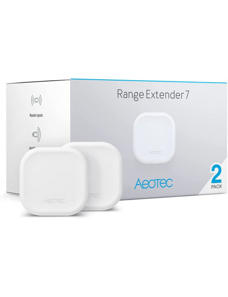 Aeotec Range Extender 7 (Double Pack), Z-Wave Plus V2 | AEOTEC | Range Extender 7 (Double Pack) | Z-Wave Plus V2