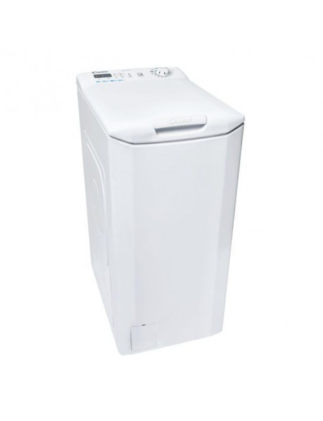 Candy | CST 06LET/1-S | Washing machine | Energy efficiency class D | Top loading | Washing capacity 6 kg | 1000 RPM | Depth 60 cm | Width 41 cm | LED | Drying capacity  kg | NFC | White