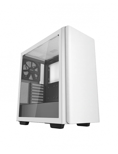 Deepcool MID TOWER CASE CK500 Side window, White, Mid-Tower, Power supply included No