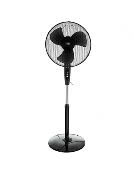 Adler Fan AD 7323b	 Stand Fan, Number of speeds 3, 90 W, Oscillation, Diameter 40 cm, Black