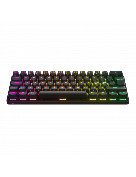 SteelSeries | Gaming Keyboard | Apex Pro Mini | Gaming keyboard | RGB LED light | NORD | Black | Wireless | Bluetooth | OmniPoint Adjustable Mechanical Switch | Wireless connection