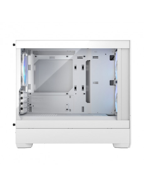 Fractal Design | Pop Mini Air RGB | Side window | White TG Clear Tint | mATX, Mini ITX | Power supply included No | ATX