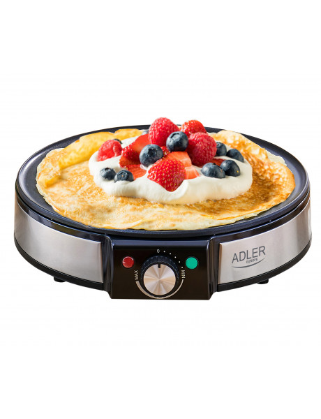 Adler | Crepe Maker | AD 3058 | 1600 W | Number of pastry 1 | Crepe | Stainless Steel/Black