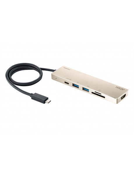 Aten UH3239 USB-C Multiport Mini Dock with Power Pass-Through Aten | USB-C Multiport Mini Dock with Power Pass-Through | UH3239 | Dock | Ethernet LAN (RJ-45) ports | VGA (D-Sub) ports quantity | DisplayPorts quantity | USB 3.0 (3.1 Gen 1) Type-C ports qua