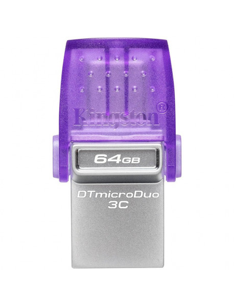DTDUO3CG3/64GB Kingston 64GB DataTraveler microDuo 3C 200MB/s dual USB-A + USB-C, EAN: 740617328219