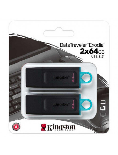 KINGSTON 64GB USB3.2 DataTraveler Exodia