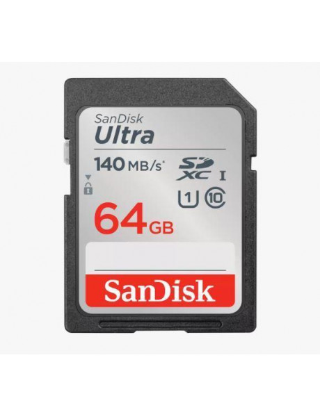 SDSDUNB-064G-GN6IN SanDisk Ultra 64GB SDXC Memory Card 140MB/s, EAN: 619659200176