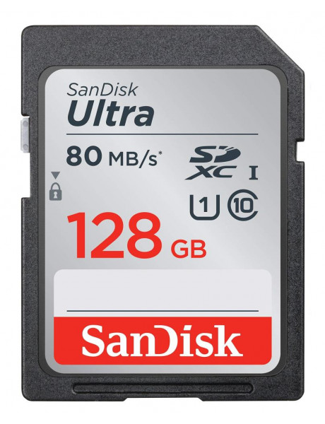 SDSDUNB-128G-GN6IN SanDisk Ultra 128GB SDXC Memory Card 140MB/s, EAN: 619659200190