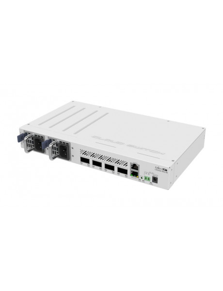 MikroTik | Cloud Router Switch | CRS504-4XQ-IN | No Wi-Fi | 10/100 Mbit/s | Ethernet LAN (RJ-45) ports 1 | Mesh Support No | MU-MiMO No | No mobile broadband