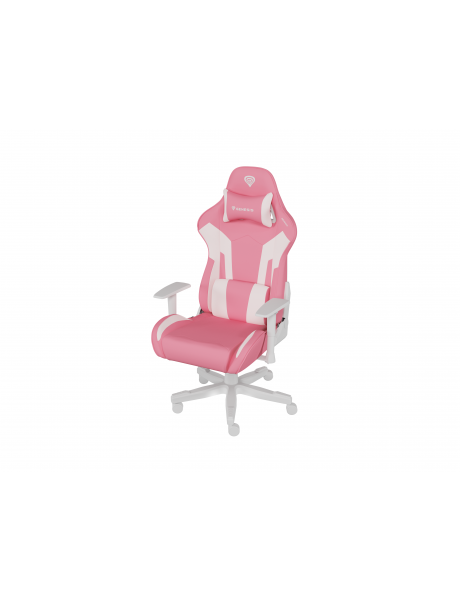 Genesis mm | Backrest upholstery material: Eco leather, Seat upholstery material: Eco leather, Base material: Nylon, Castors material: Nylon with CareGlide coating | Gaming Chair Nitro 710 Pink/White
