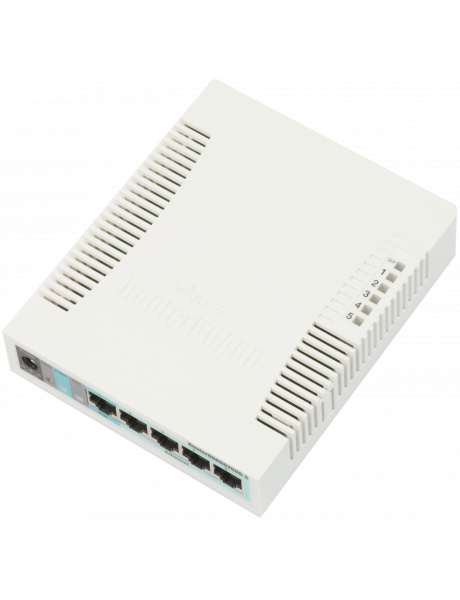 MikroTik Switch RB260GS Web managed, Desktop, SFP ports quantity SFP ports quantity 1, 10/100/1000 Mbit/s, Ethernet LAN (RJ-45) ports 5, POE-in