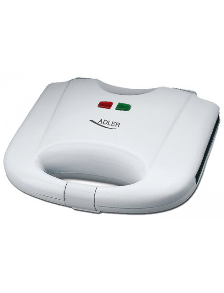 Adler | AD 311 | Waffle maker | 700 W | Number of pastry 2 | Belgium | White