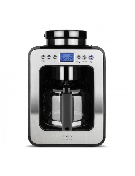 Caso | Design Compact Coffee Maker with Grinder | Pump pressure Not applicable bar | Manual | 600 W | Black/Stainless steel