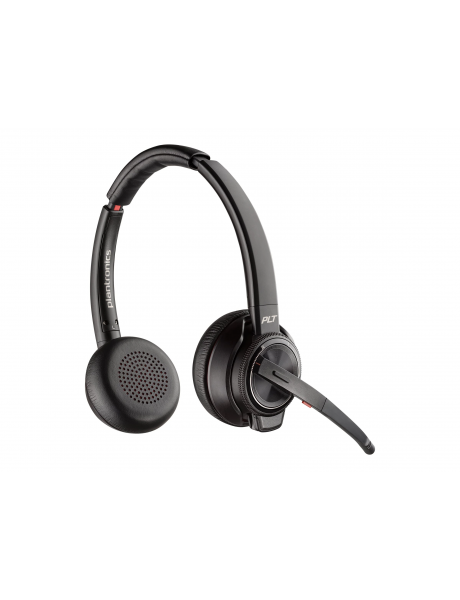 Poly Savi, W8220 3 in 1, OTH Stereo, UC, DECT | Poly | Savi W8220 3 in 1 | Headset | Built-in microphone | Wireless | Bluetooth | Black