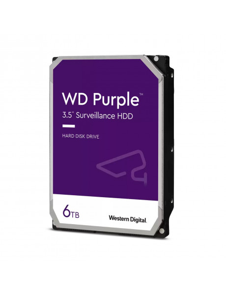 Western Digital | Hard Drive | Purple WD64PURZ | 5460 RPM | 6000 GB