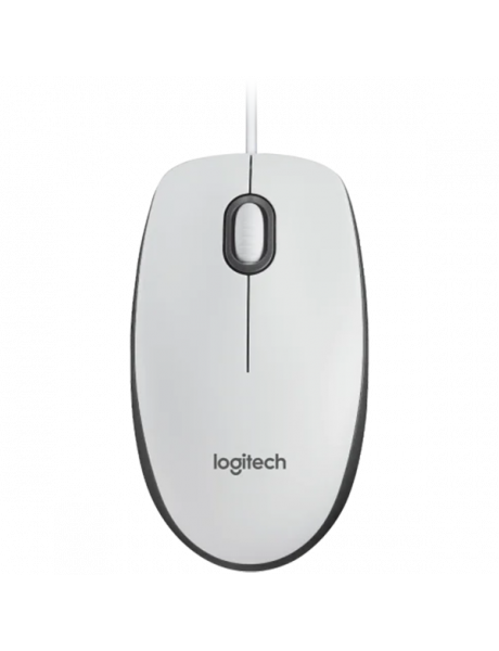  Logitech Mouse M100 (910-006764), White