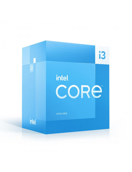 CPU|INTEL|Desktop|Core i3|i3-13100|Raptor Lake|3400 MHz|Cores 4|12MB|Socket LGA1700|60 Watts|GPU UHD 730|BOX|BX8071513100SRMBU