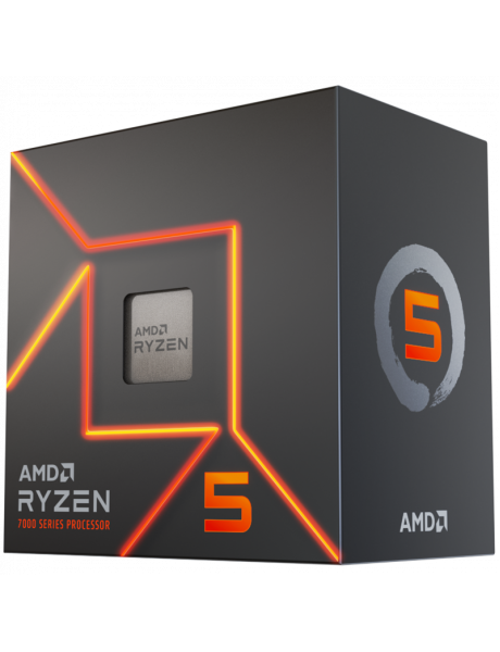 100-100001015BOX AMD CPU Desktop Ryzen 5 6C/12T 7600 (5.2GHz Max, 38MB,65W,AM5) box, with Radeon Graphics and Wraith Stealth Cooler