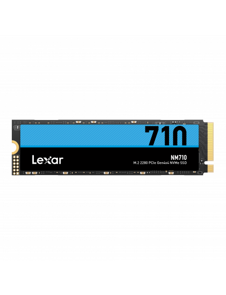 LNM710X500G-RNNNG Lexar® 500GB High Speed PCIe Gen 4X4 M.2 NVMe, up to 5000 MB/s read and 2600 MB/s write, EAN: 843367129690