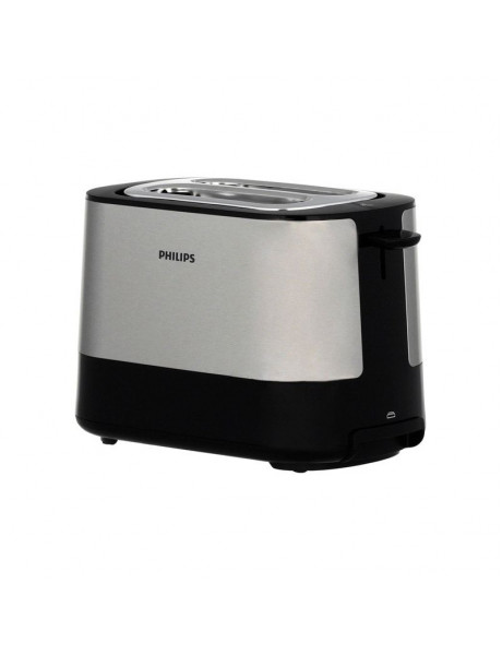 Philips Viva Collection Toaster HD2635/90, plastic, long slot, bun warmer, white