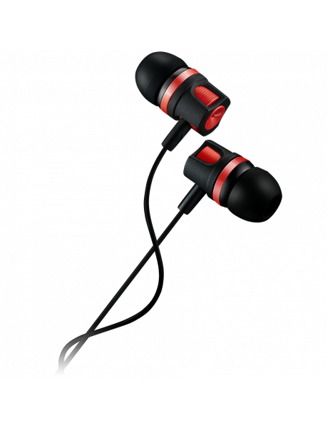 CNE-CEP3R CANYON EP-3 Stereo earphones with microphone, Red, cable length 1.2m, 21.5*12mm, 0.011kg