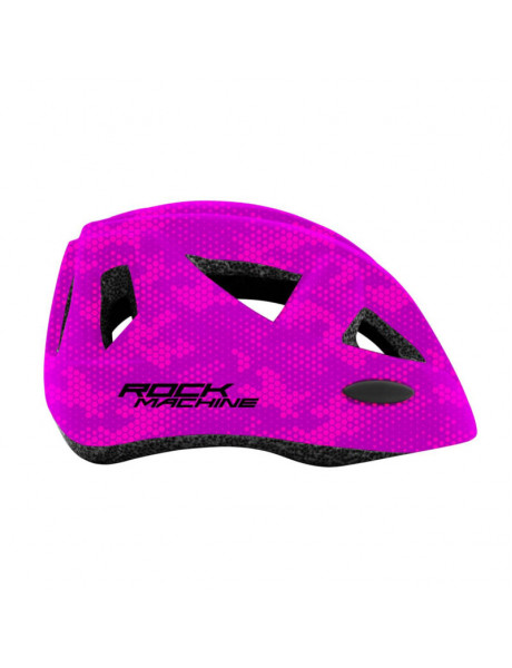 Apsauginis šalmas Rock Machine Racer Pink XS/S (48-52 cm)