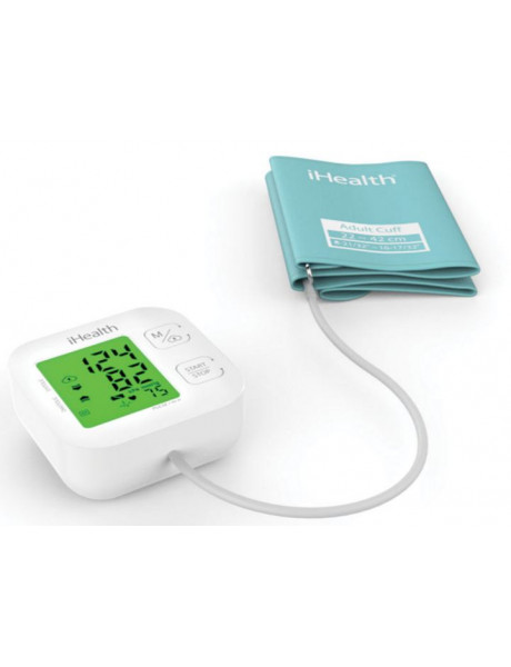 iHealth | Track | KN-550BT | White/Blue | Calculation of blood pressure (systolic and diastolic), Calculation of heart rate | 4 | Wireless Bluetooth connection | Automatic | Weight 438 g