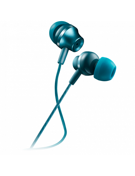 CNS-CEP3BG CANYON SEP-3 Stereo earphones with microphone, metallic shell, cable length 1.2m, Blue-green, 22*12.6mm, 0.012kg
