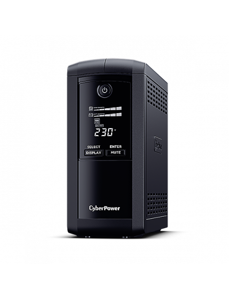 CyberPower | Backup UPS Systems | VP1000ELCD | 1000 VA | 550 W