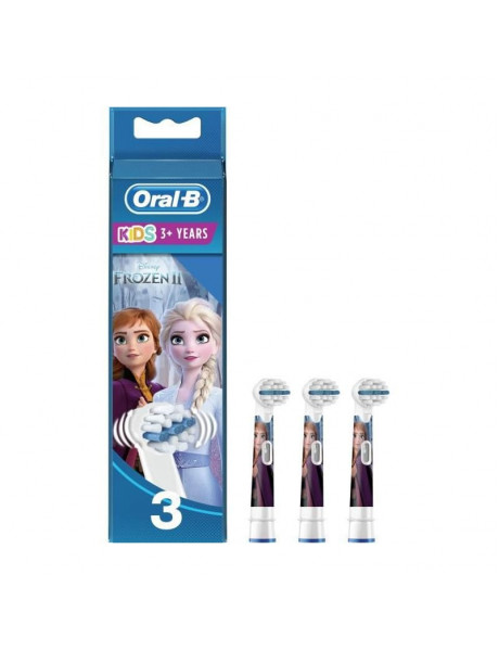 Oral-B | Refill Frozen | Toothbrush Replacement | Heads | For kids | Number of brush heads included 3 | Number of teeth brushing modes Does not apply | White
