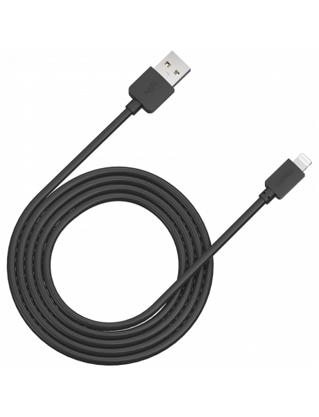 CNE-CFI1B CANYON CFI-1 Lightning USB Cable for Apple, round, cable length 1m, Black, 15.9*7*1000mm, 0.018kg