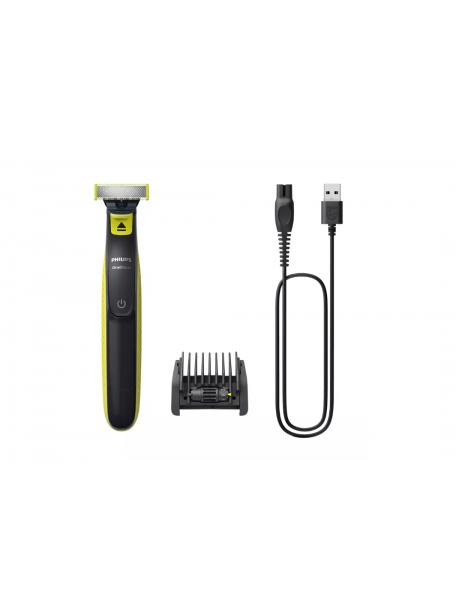 Philips | Shaver/Trimmer, Face | QP2724/20 OneBlade | Operating time (max) 45 min | Wet & Dry | NiMH | Gray/Green