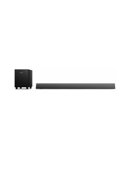 Philips Soundbar 2.1 with wireless subwoofer TAB5308/10, Bluetooth® HDMI ARC, 70W