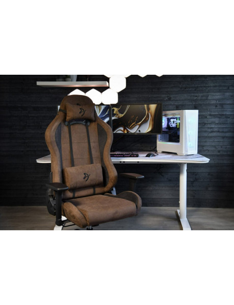 Arozzi Frame material: Metal; Wheel base: Nylon; Upholstery: Supersoft | Gaming Chair | Torretta SuperSoft | Brown