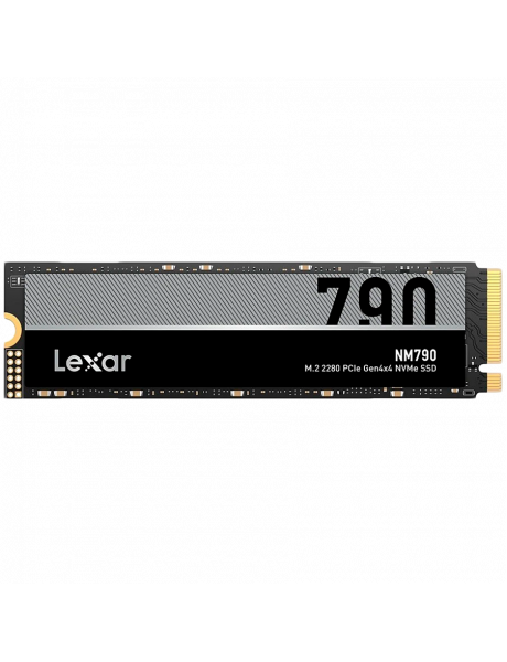 Lexar | SSD | NM790 with Heatsink | 2000 GB | SSD form factor M.2 2280 | SSD interface PCIe Gen4x4 | Read speed 7400 MB/s | Write speed 6500 MB/s