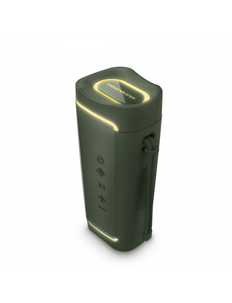 Energy Sistem | Speaker with RGB LED Lights | Yume ECO | 15 W | Waterproof | Bluetooth | Green | Portable | Wireless connection