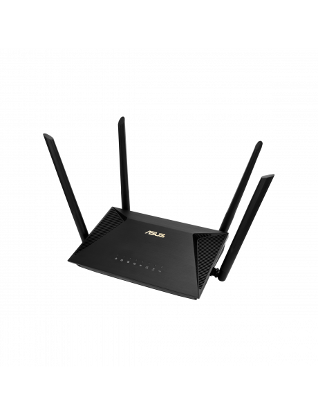 Asus | Wireless AX1800 Dual Band Gigabit Router, UK | RT-AX53U | 1201+600 Mbit/s | Mbit/s | Ethernet LAN (RJ-45) ports 4 | Mesh Support No | MU-MiMO Yes | No mobile broadband | Antenna type  External antenna x 4 | 36 month(s)