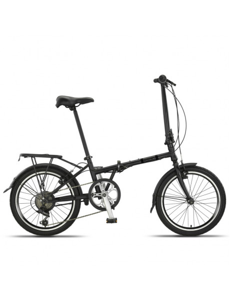 Sulankstomas dviratis Foldo 20 Urbano Ultra (URB.2001) juodas