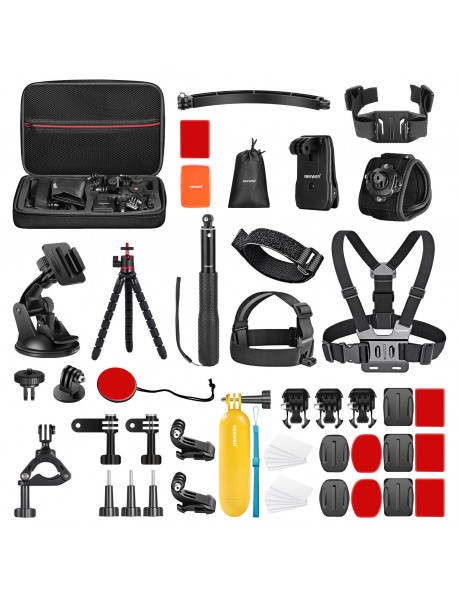 Neewer 50in1 Action Camera Accessory Kit BLACK 10101704 (GoPro priedų rinkinys)