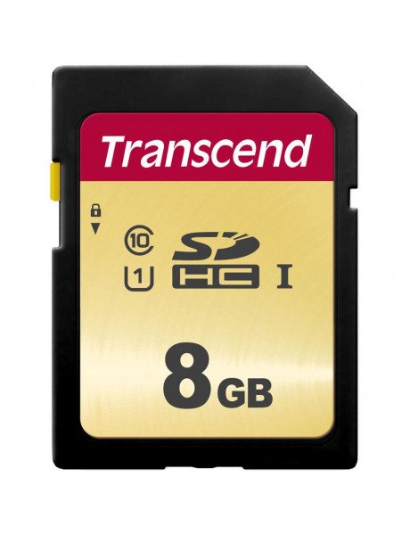 MEMORY SDHC 8GB UHS-I/TS8GSDC500S TRANSCEND