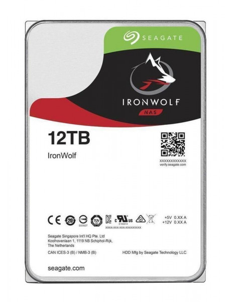 ST12000VN0008 SEAGATE HDD Ironwolf Guardian NAS (3.5''/12TB/SATA /rmp 7200)