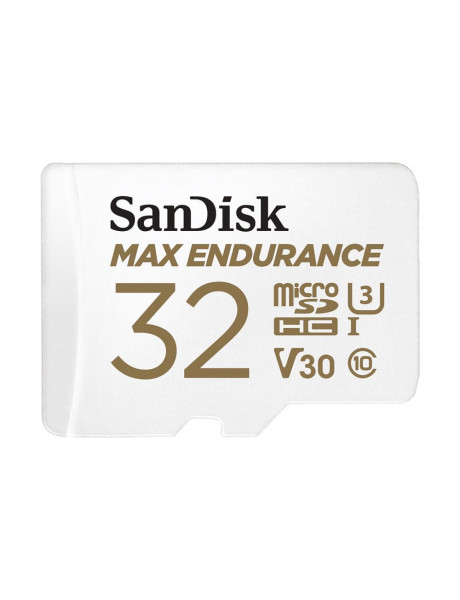 SDSQQVR-032G-GN6IA SanDisk MAX ENDURANCE microSDHC 32GB + SD Adapter 15,000 Hours, EAN: 619659178482