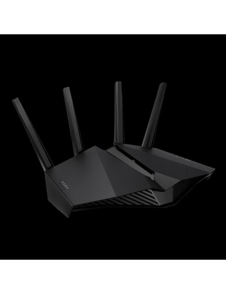 Router | RT-AX82U | 802.11ax | 574 + 4804 Mbit/s | 10/100/1000 Mbit/s | Ethernet LAN (RJ-45) ports 4 | Mesh Support Yes | MU-MiMO Yes | 3G/4G data sharing | Antenna type External | 1 x USB 3.2 Gen 1 | month(s)